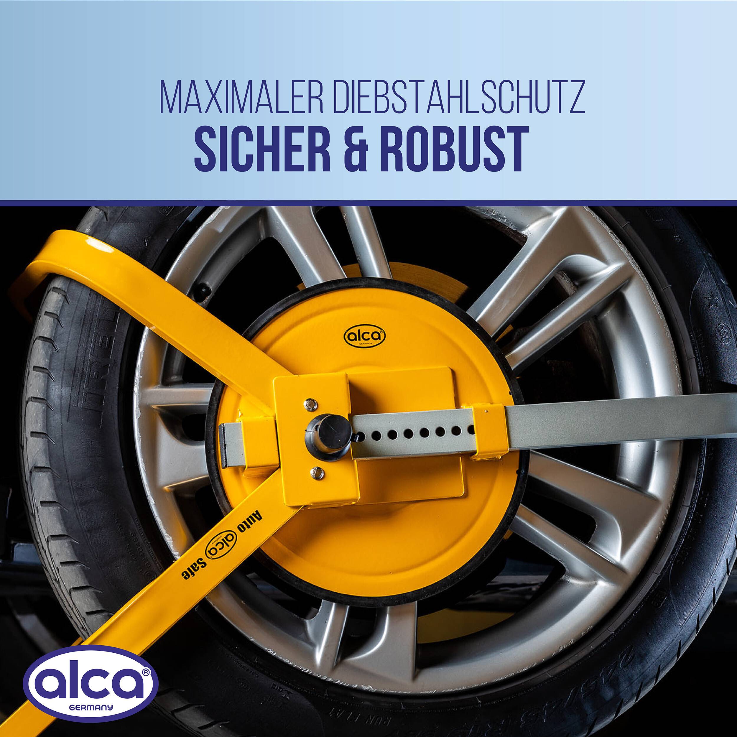 alca® Radbolzenabdeckung zum Ersatz für Radkralle M und XL Diebstahlschutz