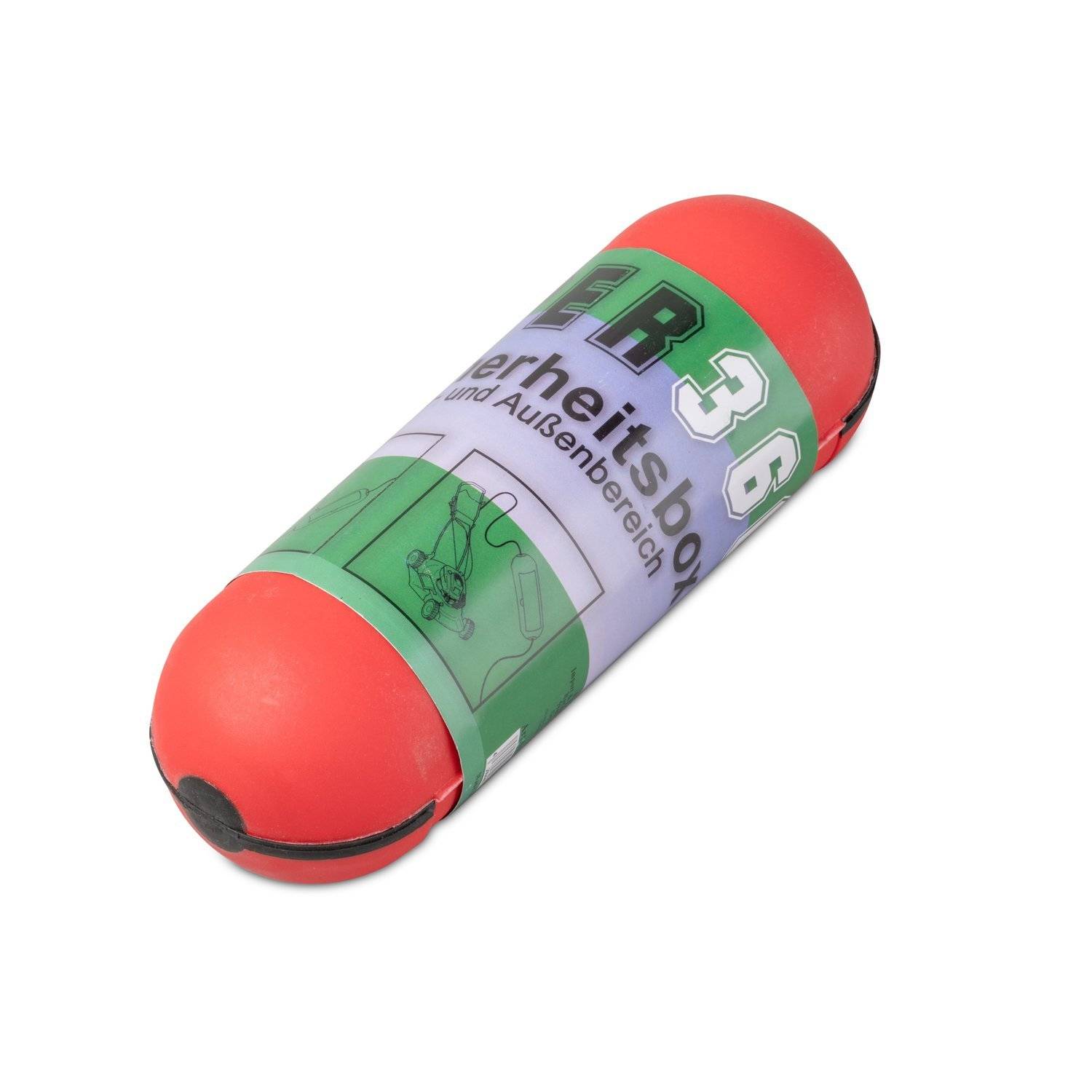 Sicherheitsbox IP44 Schuko Stecker Rot Box Safetybox Steckerschutz Schutzkapsel