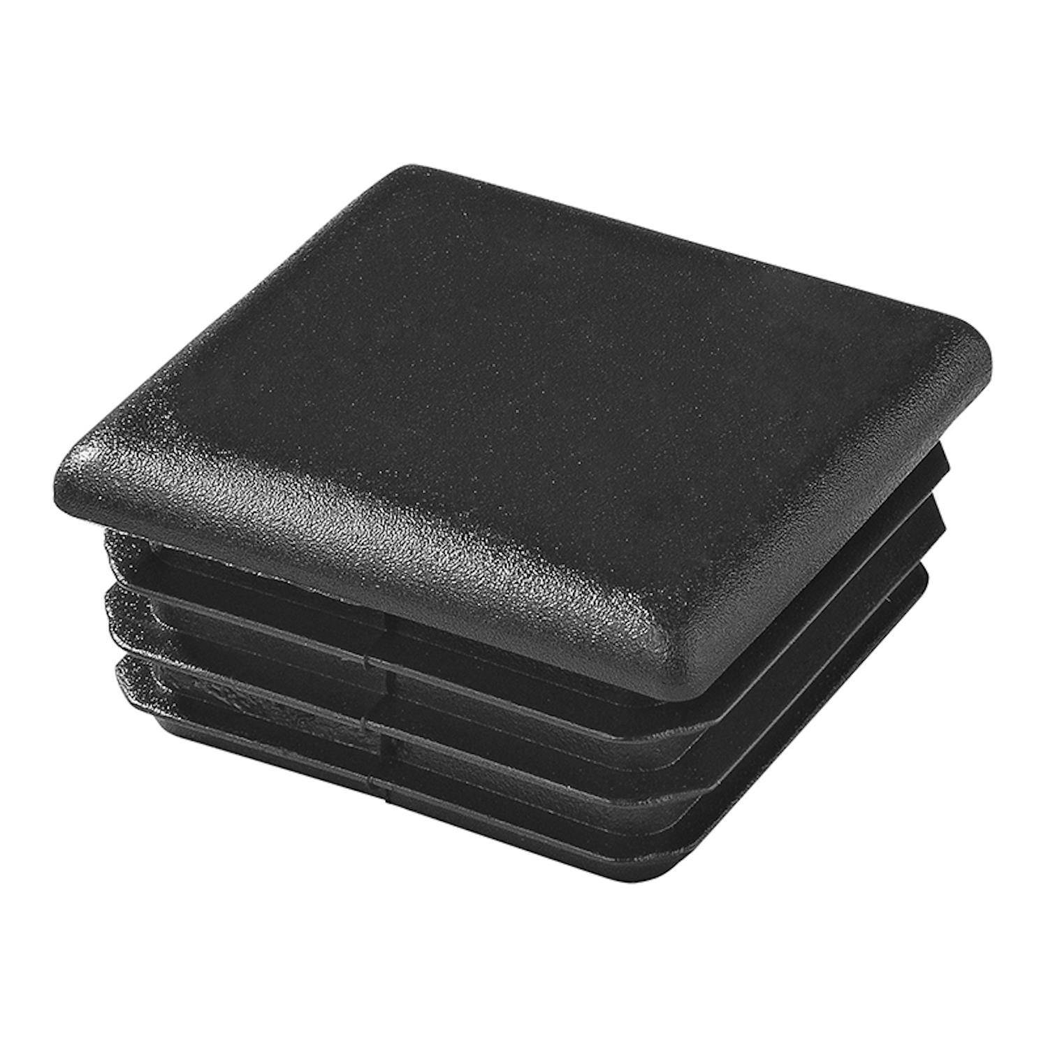 6x Vierkant Endkappen 40x40 Lamellenstopfen Abdeckkappen Rohrkappe Schutzkappe AS