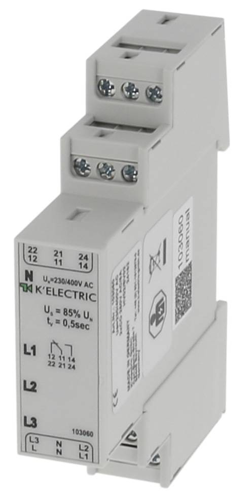 103060 Unterspannungsmessrelais 3 LED, 2