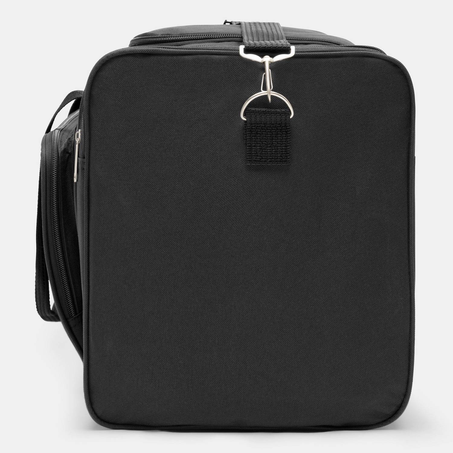 Reisetasche XL 58×28×33 cm Schwarz – 48 L