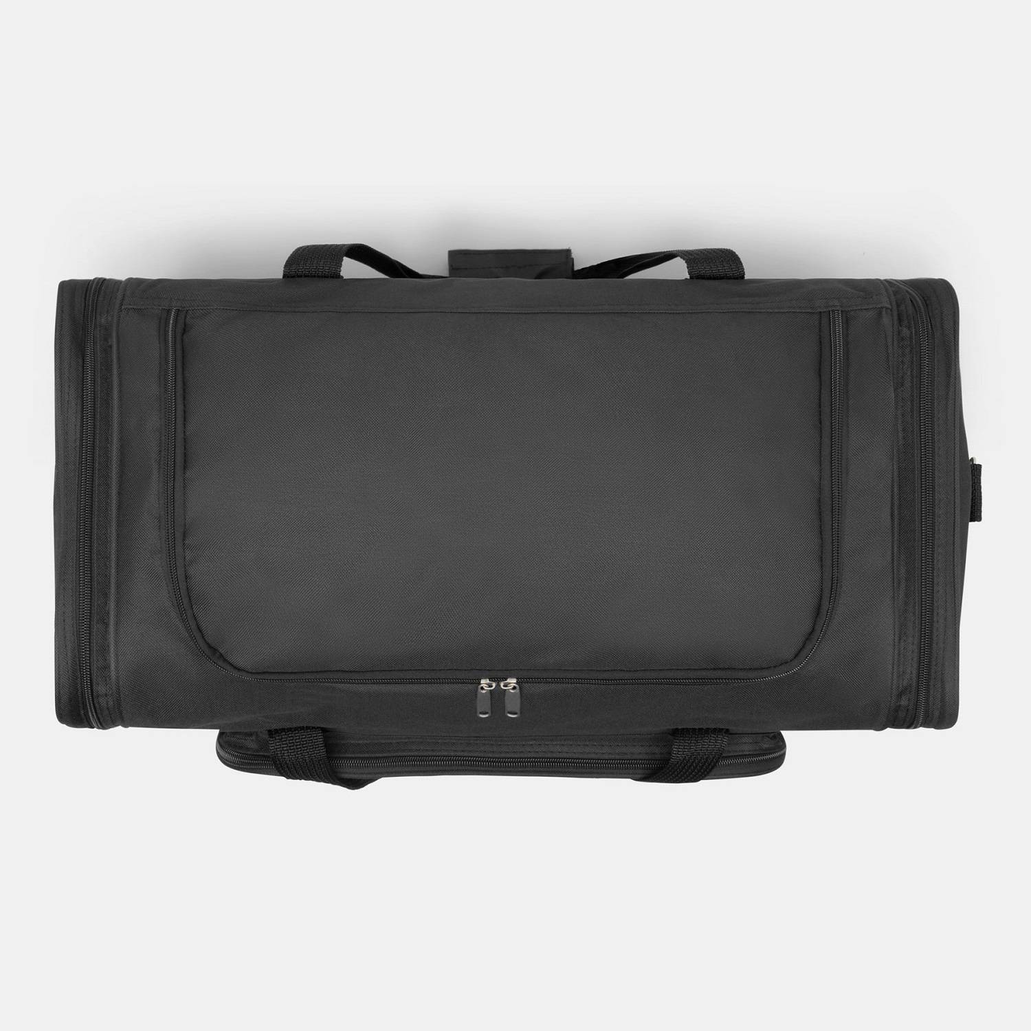Reisetasche XL 58×28×33 cm Schwarz – 48 L