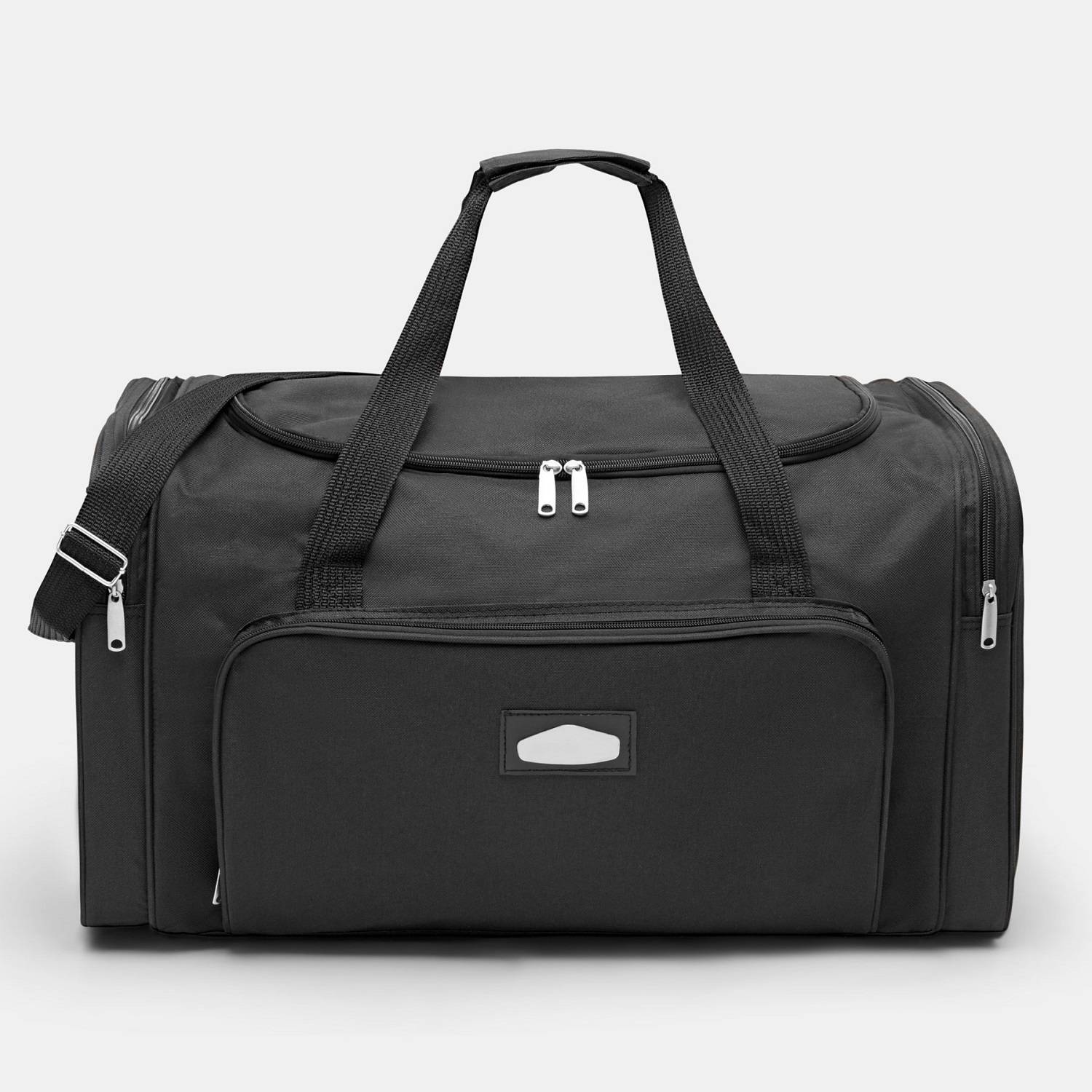 Reisetasche XL 58×28×33 cm Schwarz – 48 L