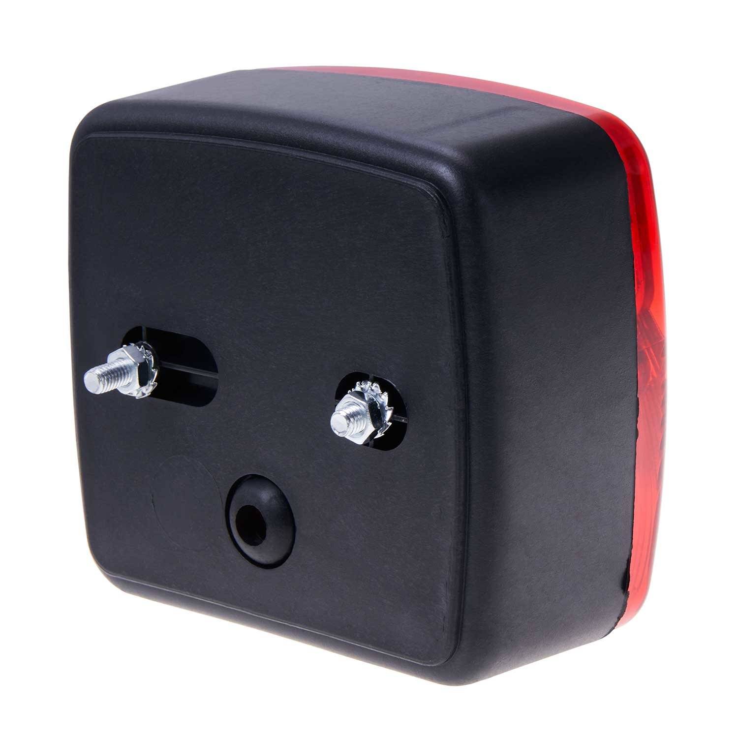 Anhänger Rückleuchte 12V mit 4 Funktionen – Rücklicht Anhänger mit Blinker, Bremslicht, Schlusslicht & Kennzeichenlicht – robuster ABS-Kunstst