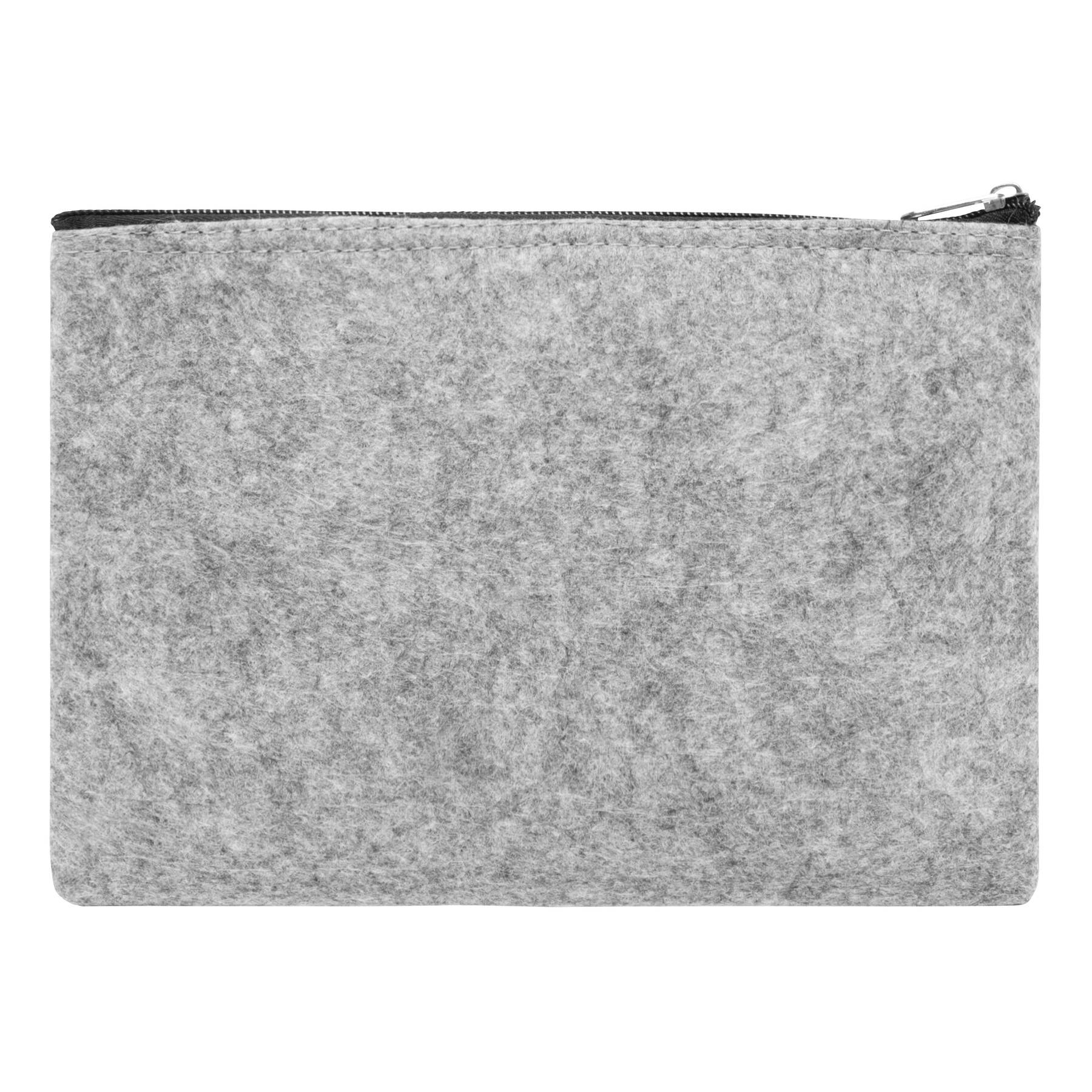 2x Kulturtasche Damen oder Kulturbeutel Herren aus Filz mit Stern 25x17,5 cm – vielseitig als Federmäppchen nutzbar oder auch als Kosmetiktasche