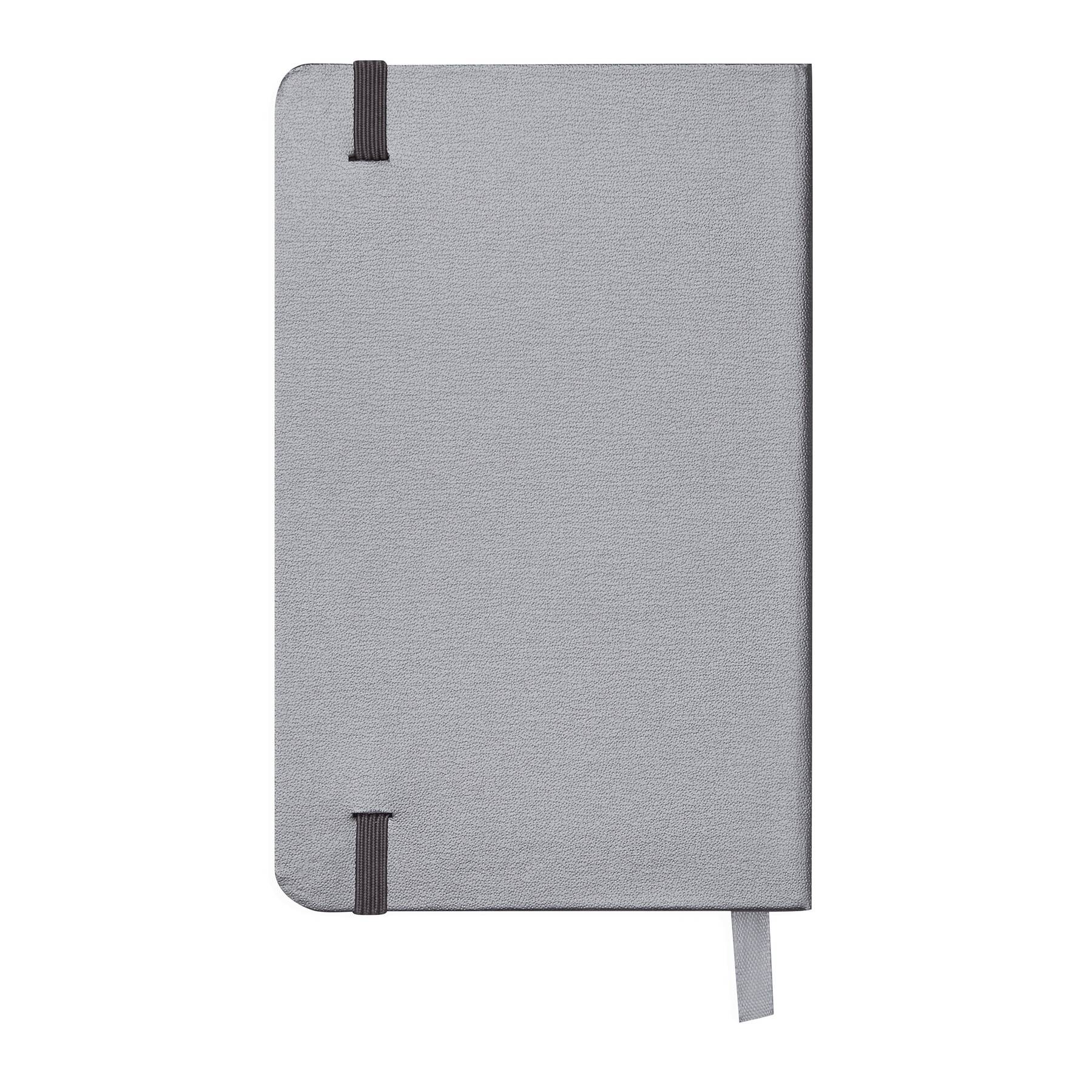 Praktisches A6 Notizbuch kleine Notizbücher 80 Blätter liniert Notizblock Silber