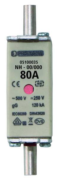 PSI NH000KTF-C 80A NH-Sicherungseinsatz