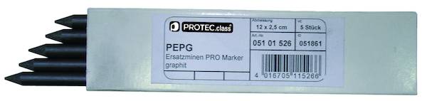 PEPGR Ersatzminen PRO Marker graphit VE5