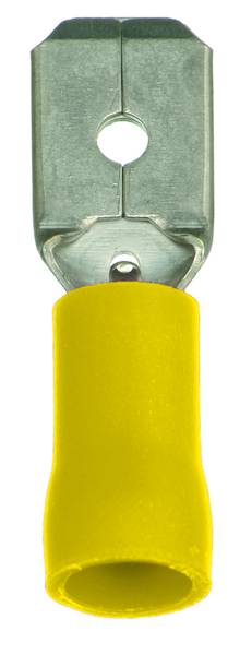 PFSI 4,0-6,0/6,3x0,8 Flachstecker gelb