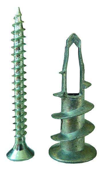 PGKDM34S Gipskartondübel Metall+Schraube