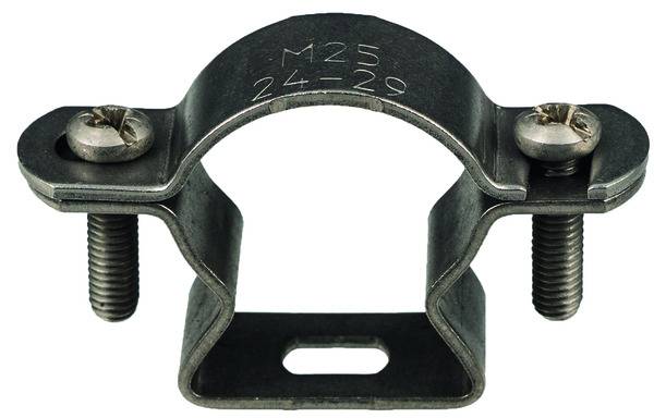 PSKASLV M63 Abstandsschelle Langloch V2A