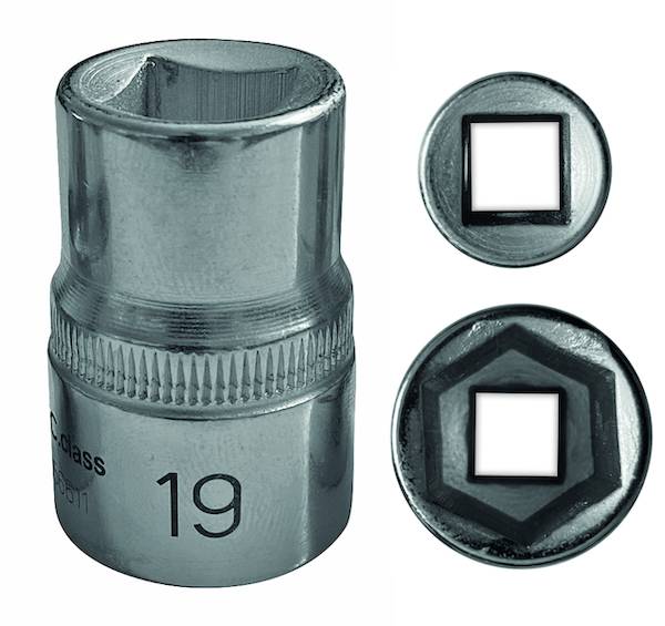 PROTEC.class Steckschlüssel-Einsatz PSSL19 1/2Z 6-kt 19mm