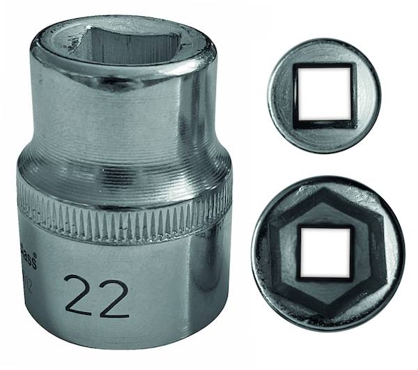 PSSL22 Steckschl.-Eins. 1/2Z, 6-kt 22mm