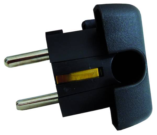 PSSWI23 Winkelflächenstecker 16A schwarz