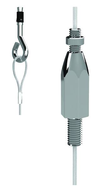 PSABAT3x45 Seil BA M6 Trapez M8 45kg/3m