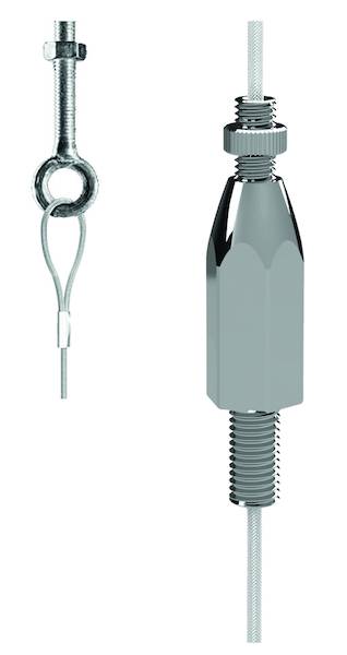 PSASCT1x45 Seil Schr M8 Trpz M8 45kg/1m