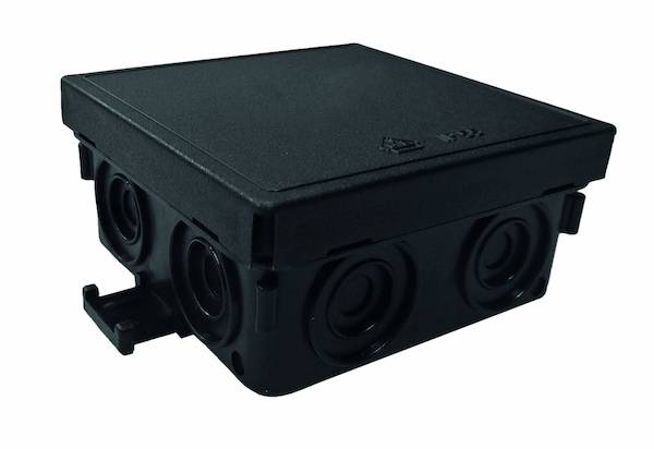 PFRAD 7575 sw leer FR-Aufputzdose