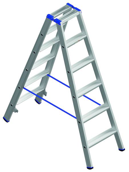 PASSLG26 AluStufenstehleiter gebörd. 2x6