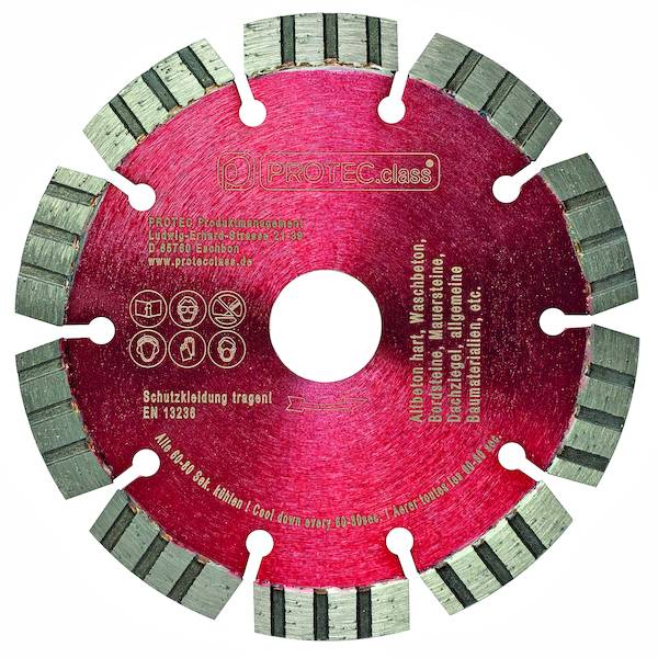 PROTEC.class Diamanttrennscheibe PDT115 Turbo