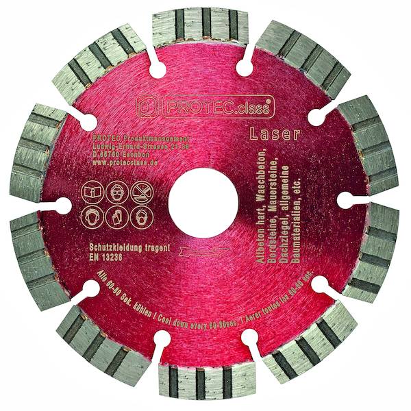 PROTEC.class Diamanttrennscheibe PDT115 Turbo