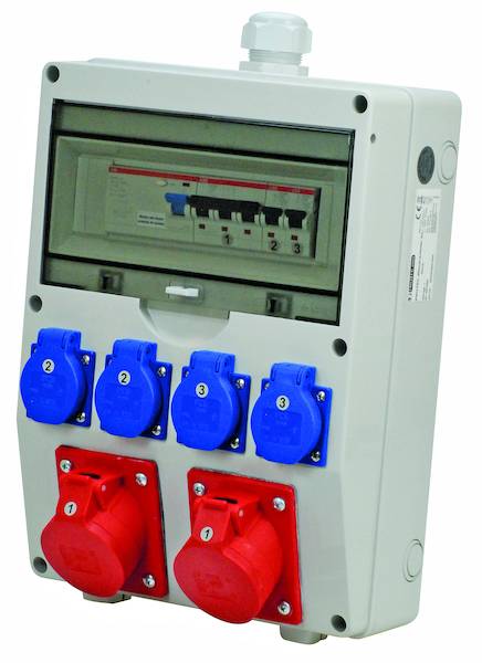 PWVAP2x16Fi Wandverteiler 2x16A mit Fi