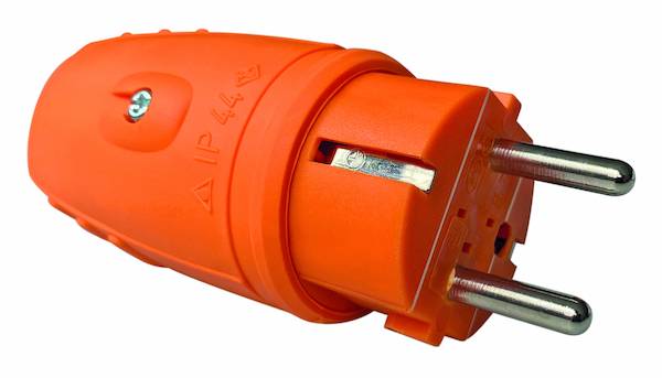 PGSO44 Gummistecker orange IP44 16A