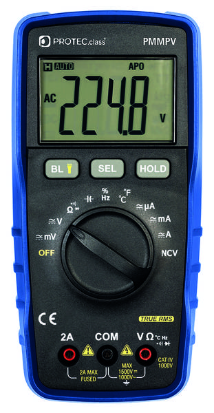 PMMPV Digital Multimeter PV Cat.IV 1000V