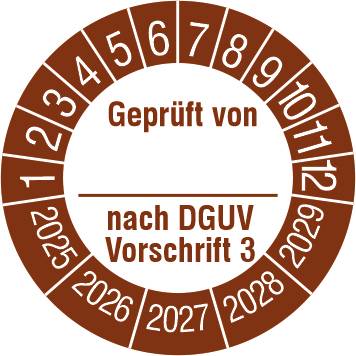 PPPP1DGUVV32025 Geprüft von nachDGUV V3