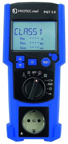 PROTEC.class VDE Gerätetester 3.0 PGT 3.0 DIN VDE 0701/0702