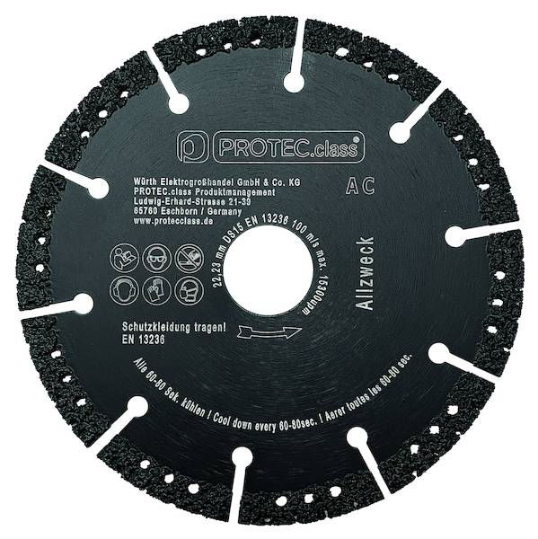 PROTEC.class Diamanttrennscheibe PDTSA115 115 Allzweck
