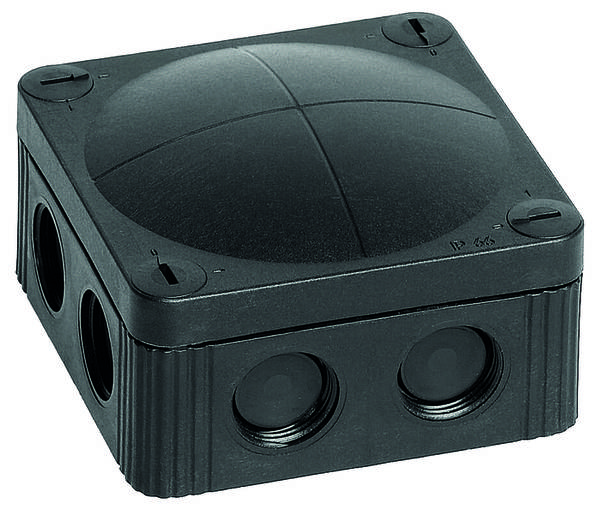 PAKSW85x85 Abzweigkasten 4mmÂ² BLK leer