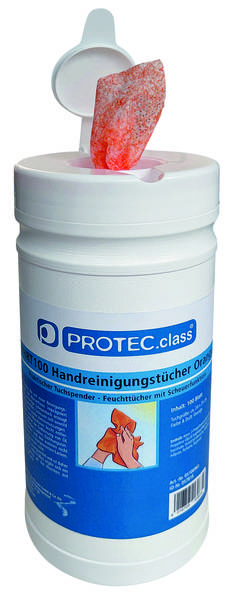PHRT100 Handreinigungstücher orange