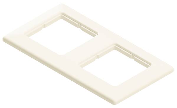 PNABRW2 Abdeckrahmen 80x80, 2-fach 9010