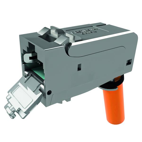 PNKMG Keystone Modul Cat 6a RJ45/90Â°