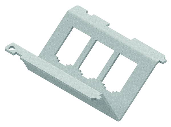 PEP3D Einbauplatte 3xD