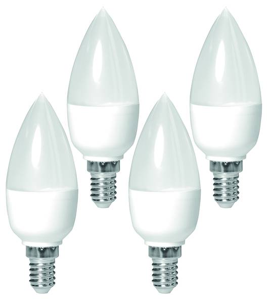 PMPC35 Multipack 4x LED Kerze E14 5.5W
