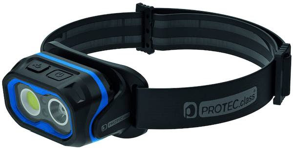 PROTEC.class LED-Kopfleuchte PLEDKLD Sensor USB DIMM