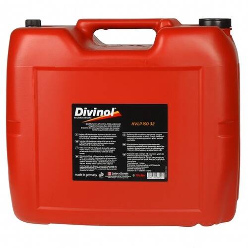 DIVINOL HVLP ISO 32 - 20 l Kanister - Hochdruck-Hydrauliköl - Hoher Viskositätsindex