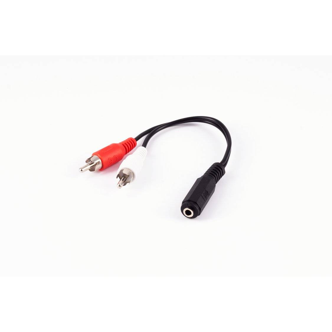 Klinkenbuchse 3,5mm Stereo/ 2 Cinchstecker, 0,2m