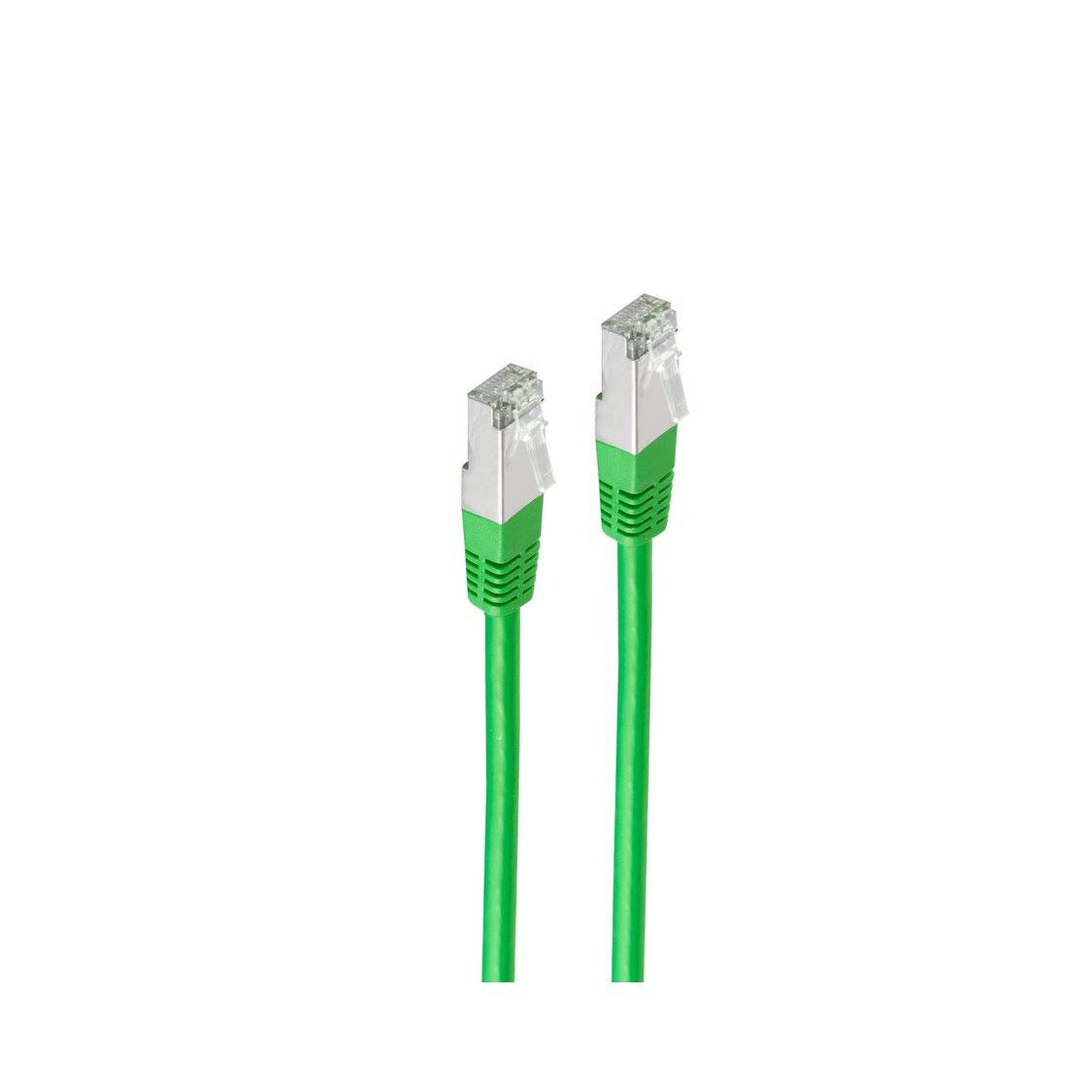 Patchkabel cat 6 S/FTP PIMF Halogenfrei grün 30m