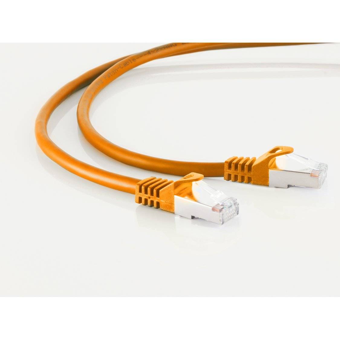 RJ45 Patchkabel m. CAT 7 Rohkabel PIMF orange 10m