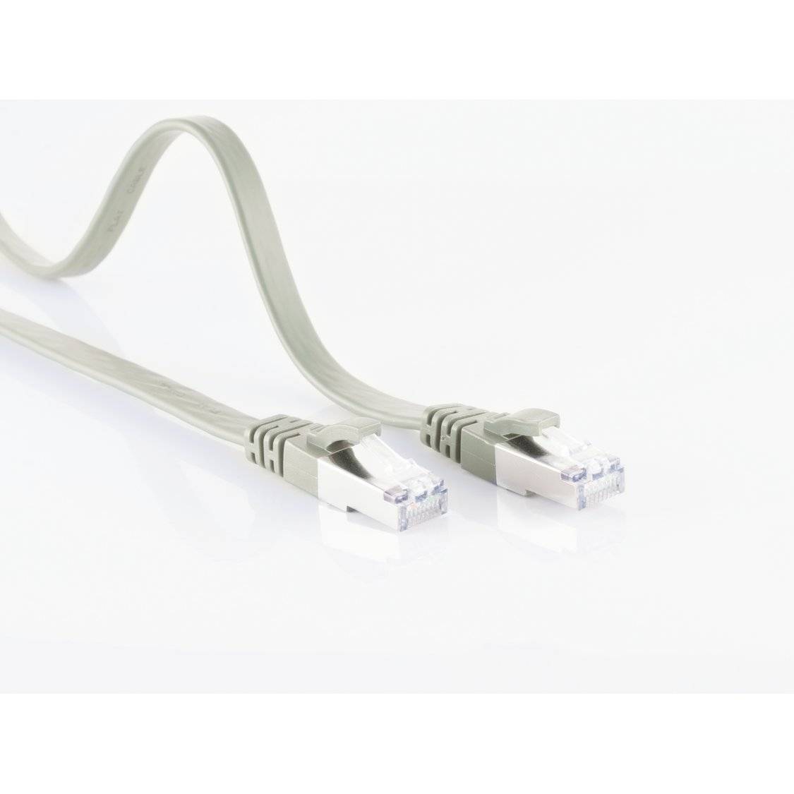 Patchkabel-Flachkabel U/UTP cat. 6 slim 2m