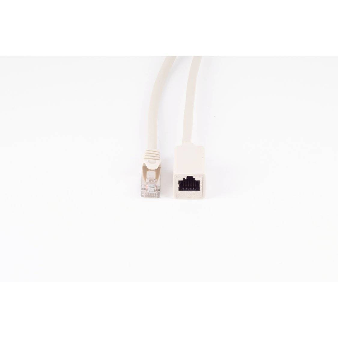 RJ45 Patchkabelverlängerung S/FTP, grau, 0,5m