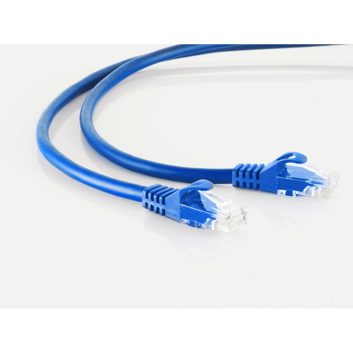 RJ45 Patchkabel CAT 7 Rohkabel U/UTP blau 10m