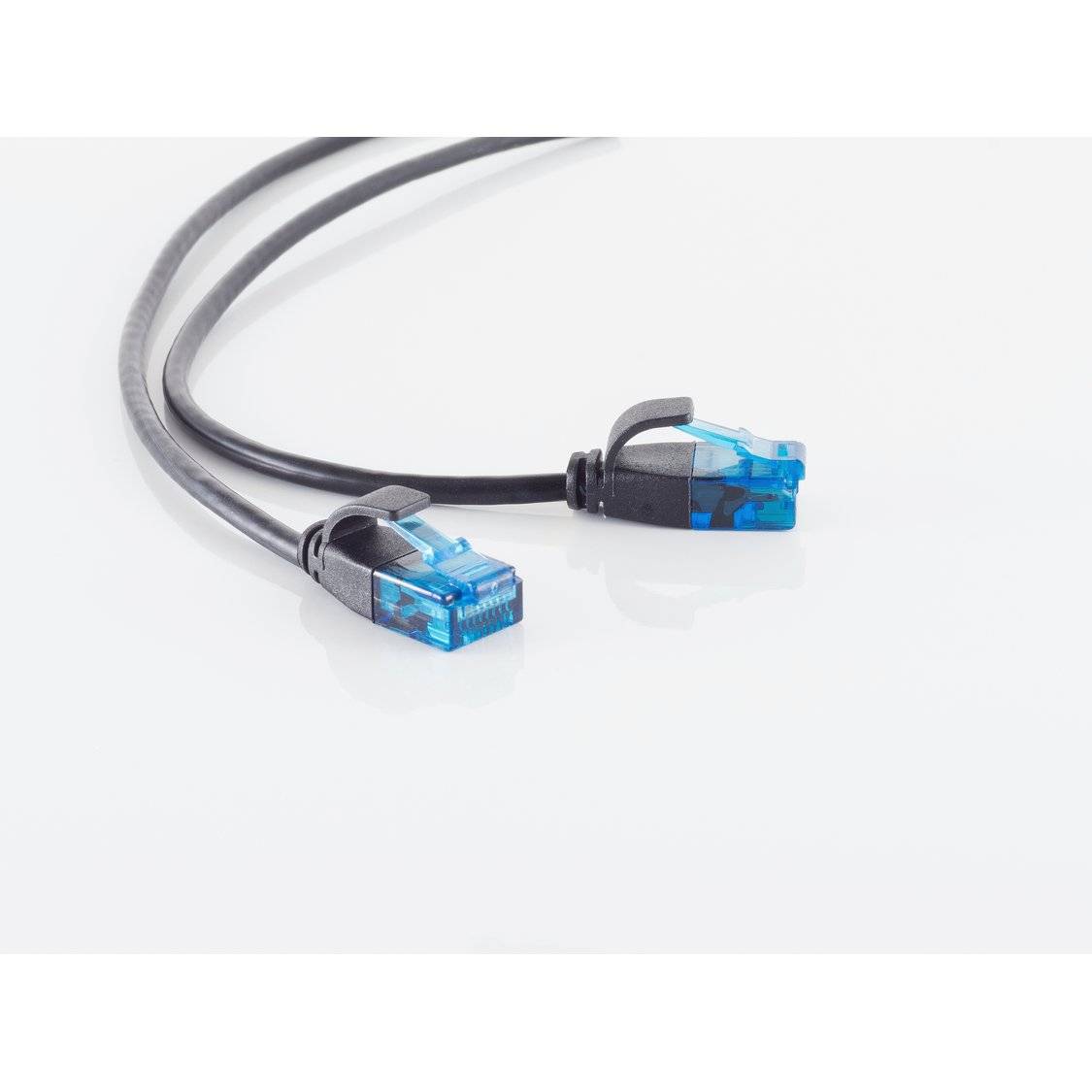 Patchkabel cat. 6 U/UTP slim, grau 2,0m