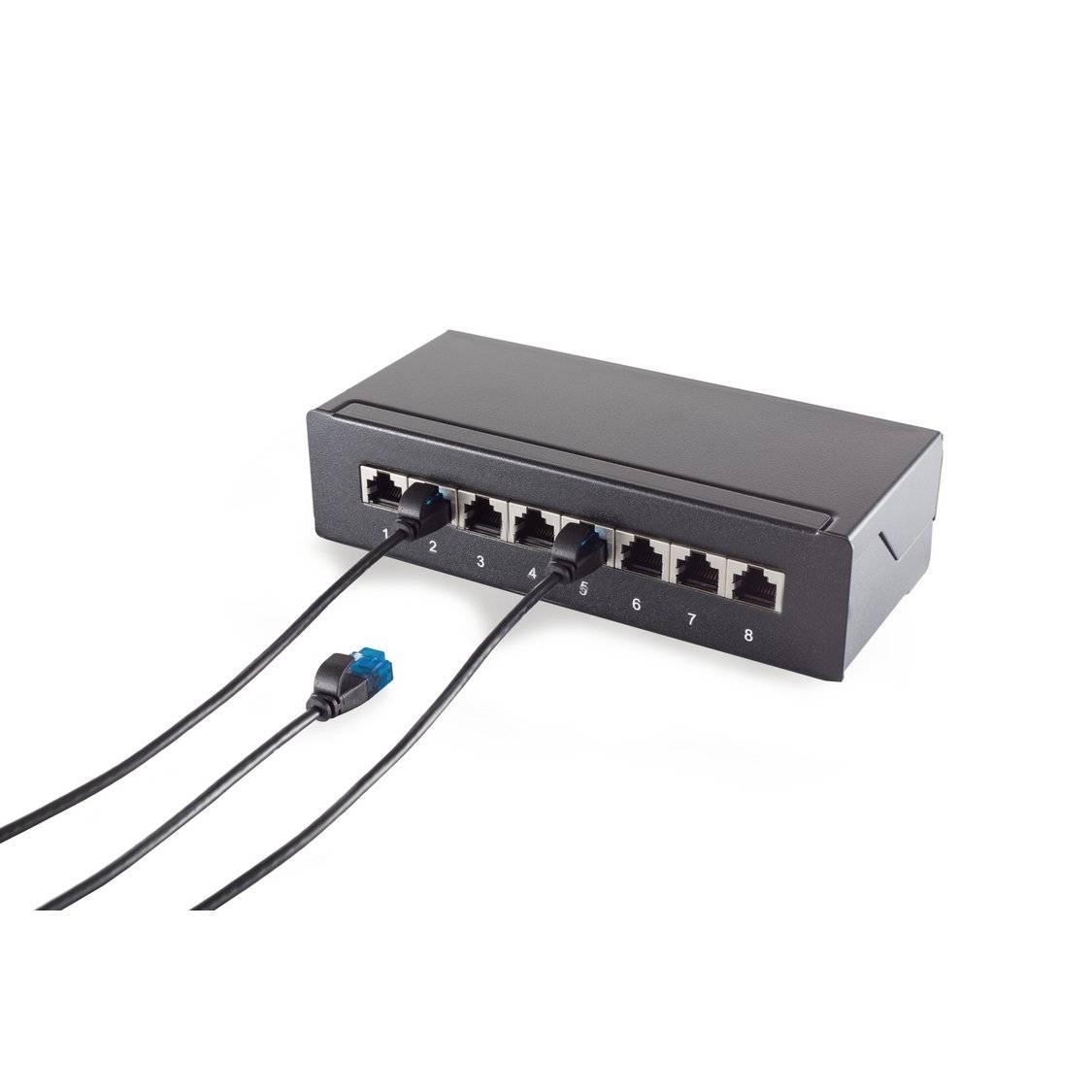 Patchkabel cat. 6 U/UTP slim, grau 2,0m