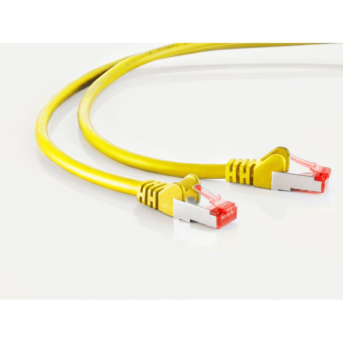 Patchkabel cat6A S/FTP PIMF Halogenfrei gelb 3m