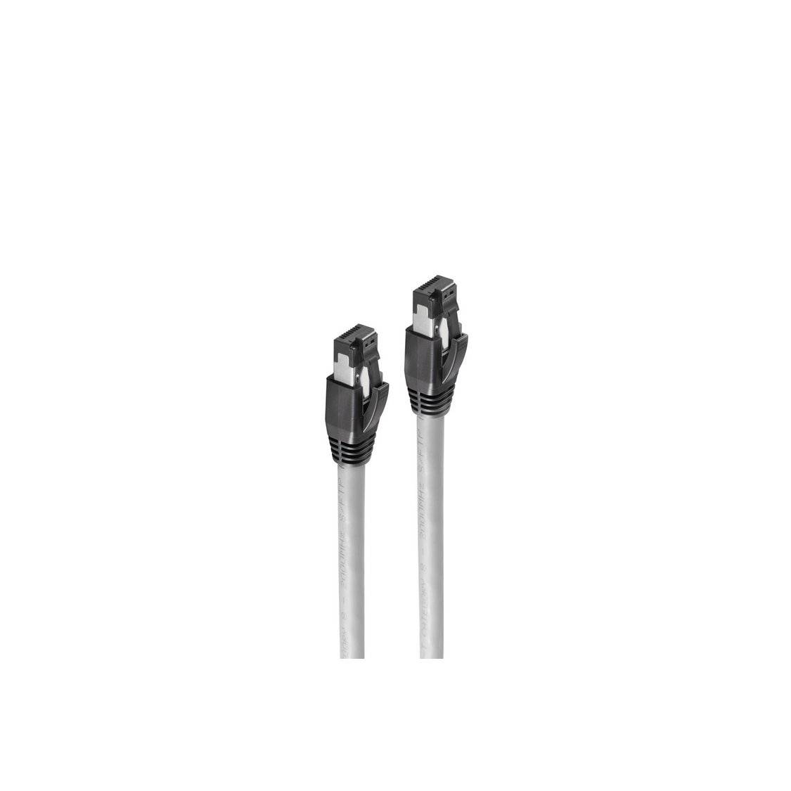 Patchkabel cat 8.1 S/FTP PIMF Halogenfrei grau 1,5