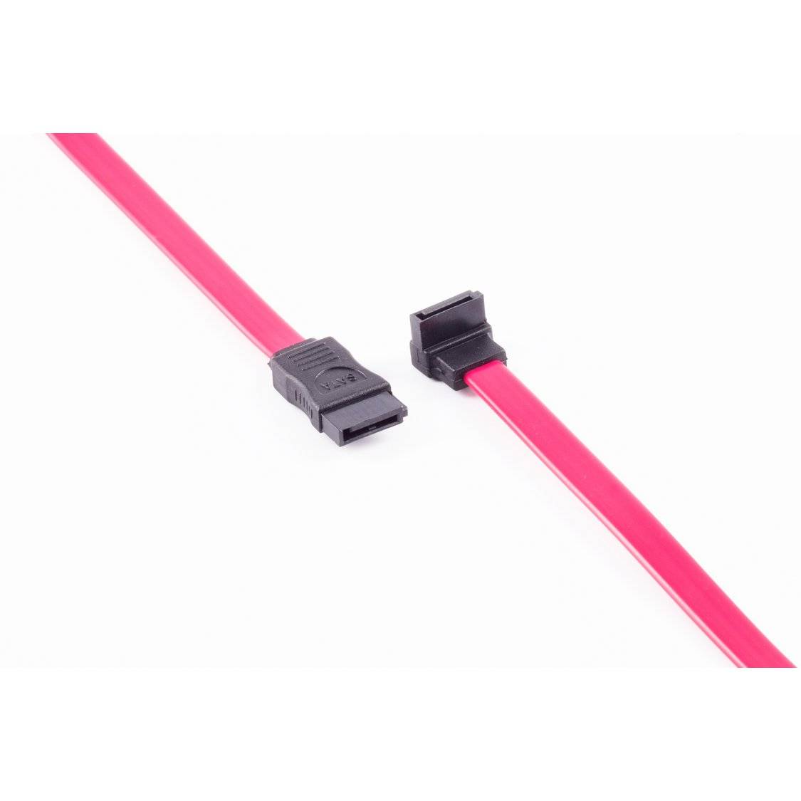 SATA-Anschlusskabel St. gerade/St. gewinkelt 0,3m