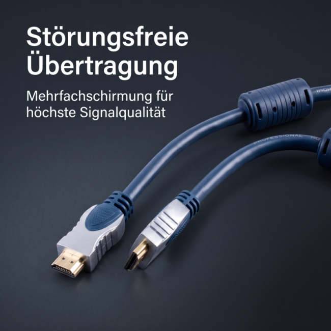 Home-Cinema 2x HDMI Stecker, 15,0m